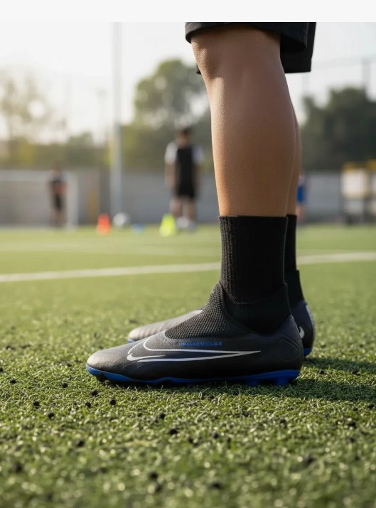 ZAPATOS FUTBOL NIKE PHANTOM VISION 2 DF SIN CORDONES NEGROS - 1