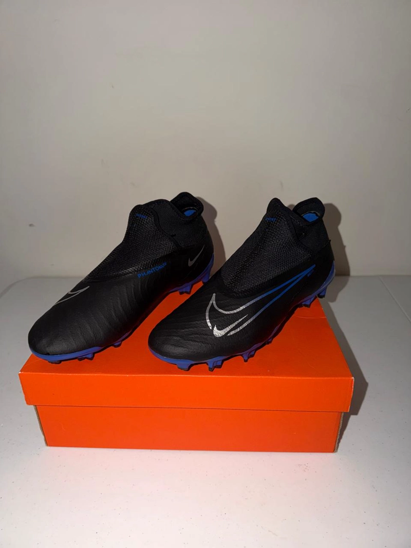ZAPATOS FUTBOL NIKE PHANTOM VISION 2 DF SIN CORDONES NEGROS - 3