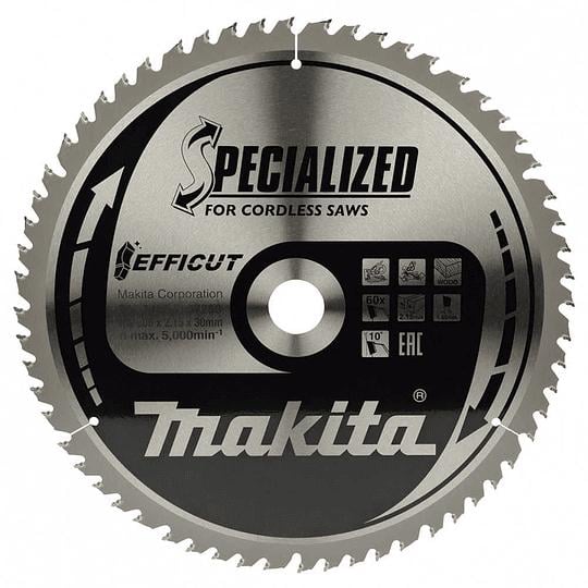DISCO SIERRA EFFICUT 305MM X 30MM×60T(C/ BUJE 25.4MM&15.88) - 1