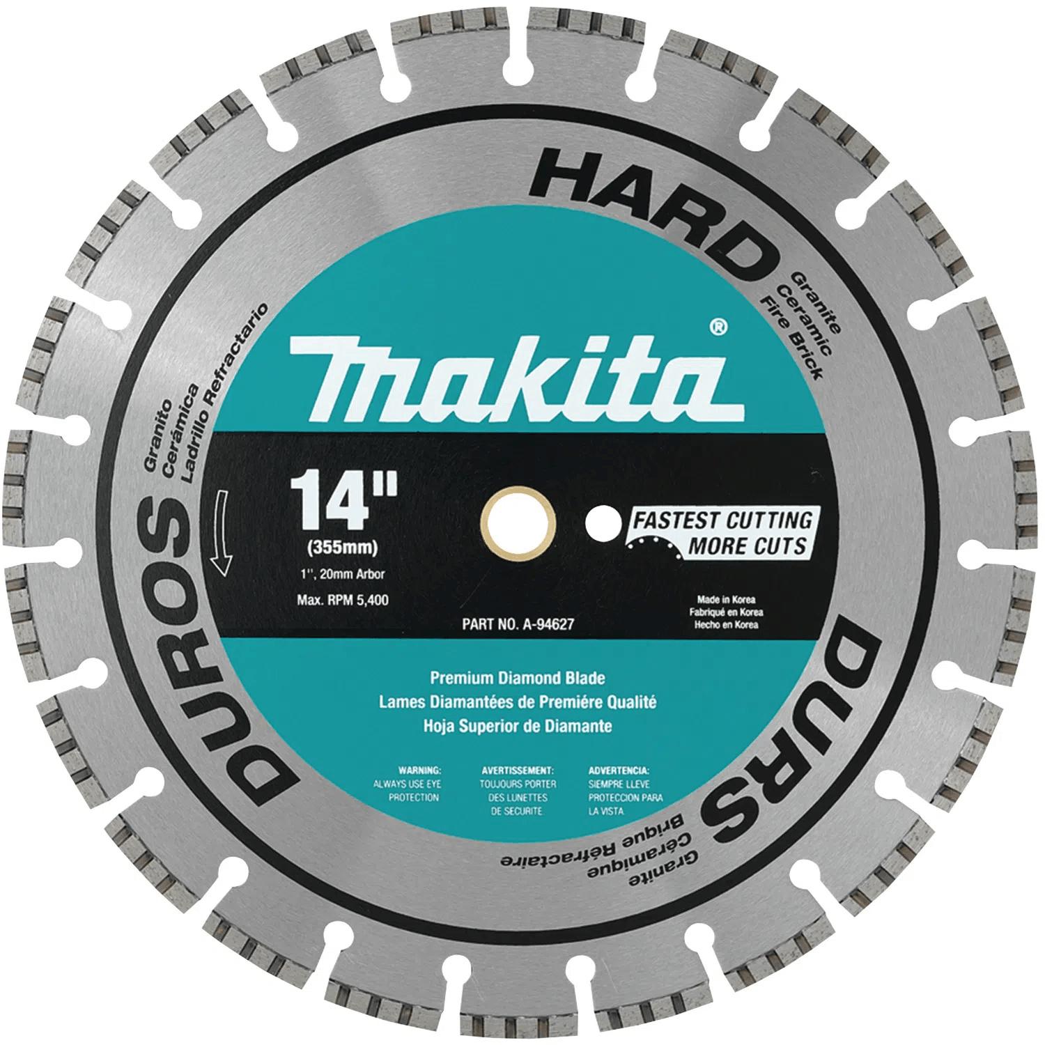 DISCO DIAMANTADO 14' GRANITO, CERÁMICA, LADRILLO MAKITA - 1