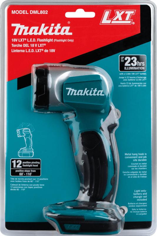 LINTERNA INALÁMBRICA 18V LED. 160LM 1 MODO DML802 MAKITA - 4