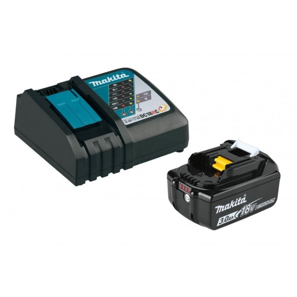 BATERIA BL1830B + CARGADOR DC18RC CAJA CARTON MAKITA - 1