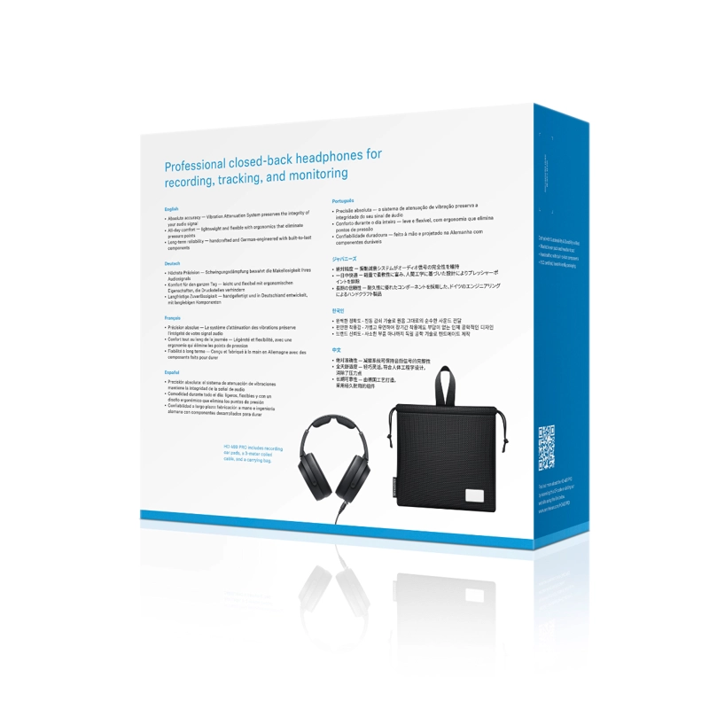AUDIFONOS MONITOREO CERRADOS SENNHEISER HD 480 PRO - 7