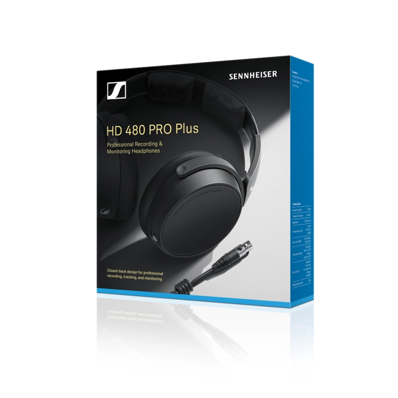 AUDIFONOS MONITOREO CERRADOS SENNHEISER HD 480 PRO PLUS - 8