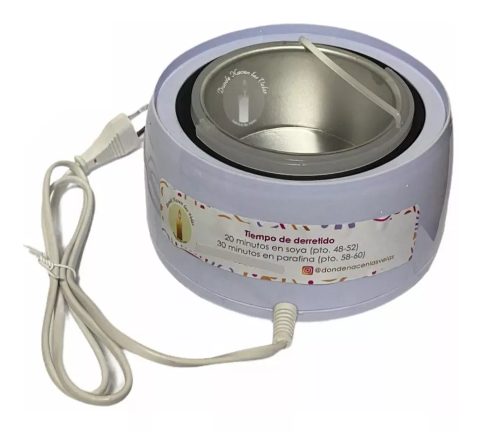 OLLA PARA CERA DONDE NACEN LAS VELAS FUNDIDORA (SOYA Y PARAFINAS( - 2
