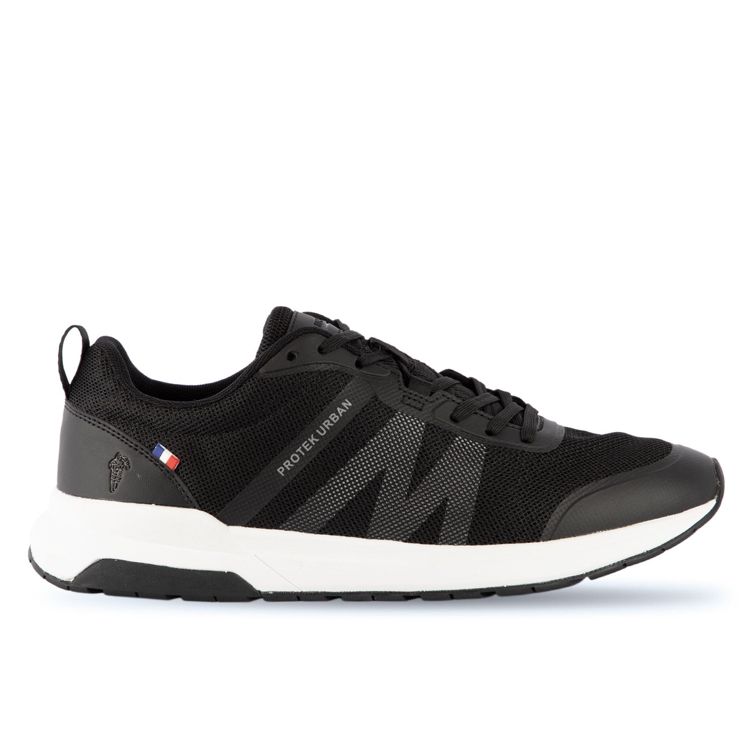 ZAPATILLA URBANA PARA MUJER COLOR NEGRO GRIS MICHELIN FOOTWEAR PU15 - 1
