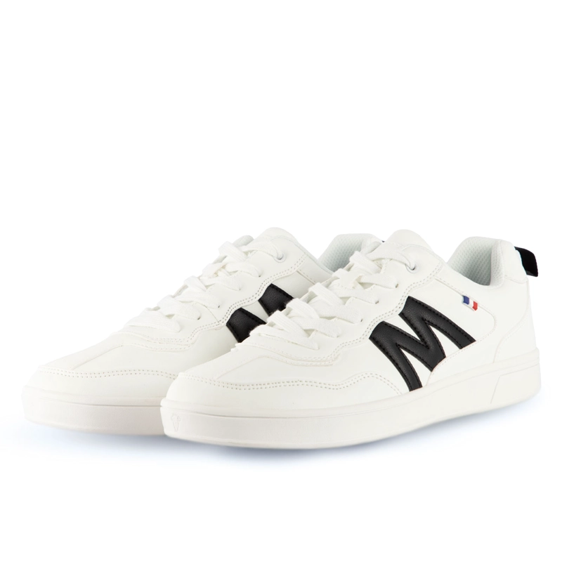 ZAPATILLA URBANA PARA HOMBRE COLOR BLANCO NEGRO MICHELIN FOOTWEAR PS19 - 4
