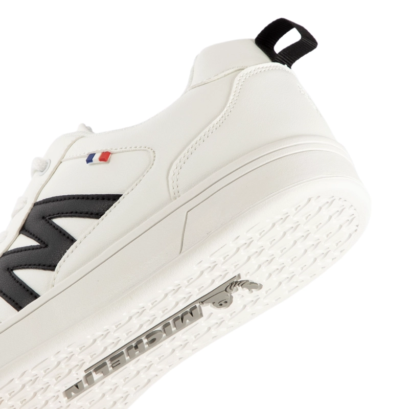 ZAPATILLA URBANA PARA HOMBRE COLOR BLANCO NEGRO MICHELIN FOOTWEAR PS19 - 6