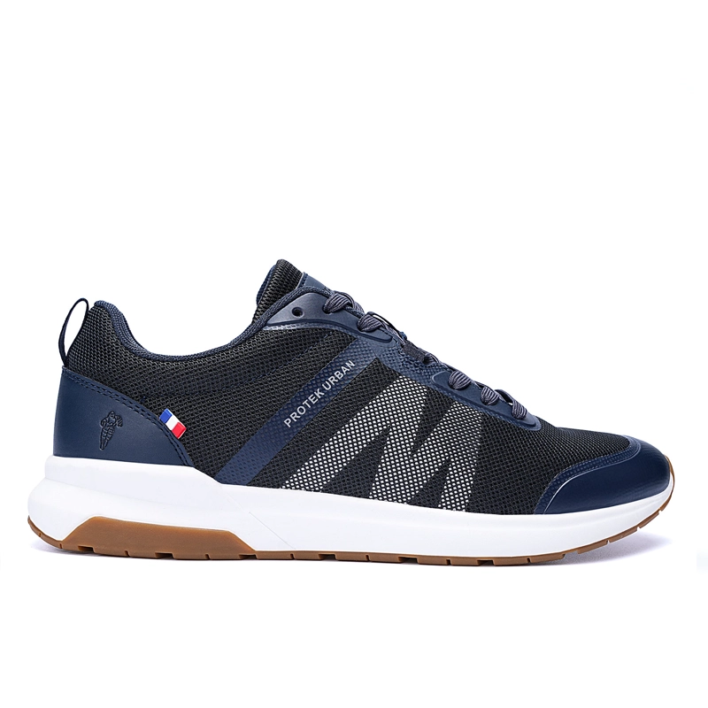 ZAPATILLAS URBANA CASUALS HOMBRE AZUL GRIS MICHELIN PU15 - 1