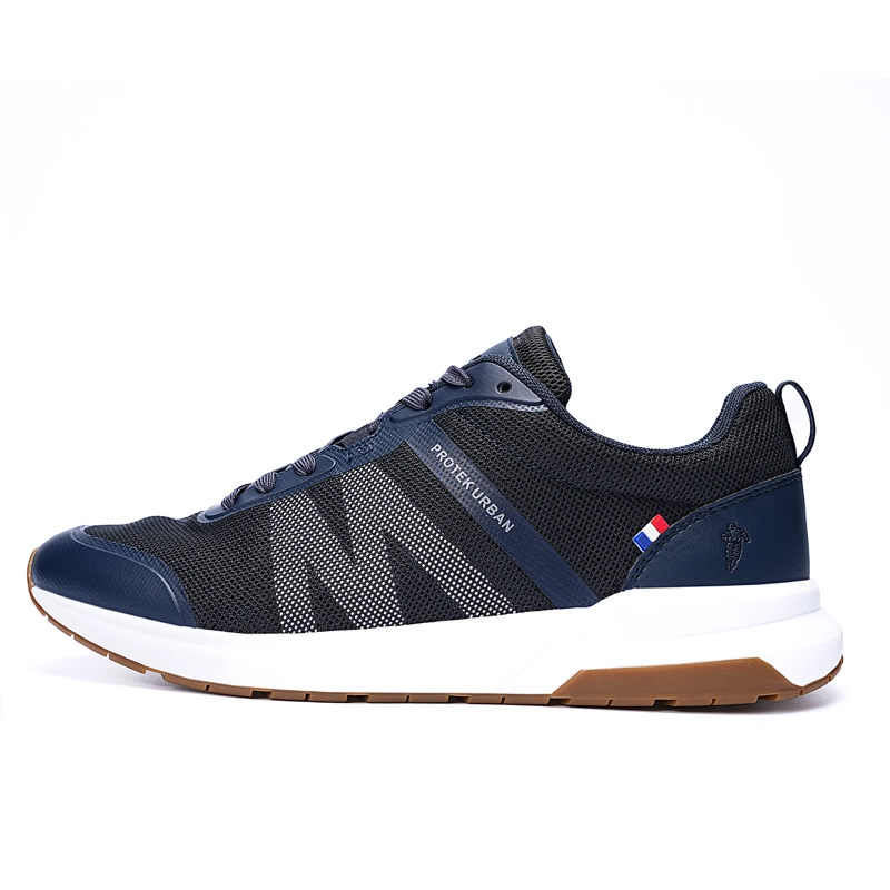 ZAPATILLAS URBANA CASUALS HOMBRE AZUL GRIS MICHELIN PU15 - 3