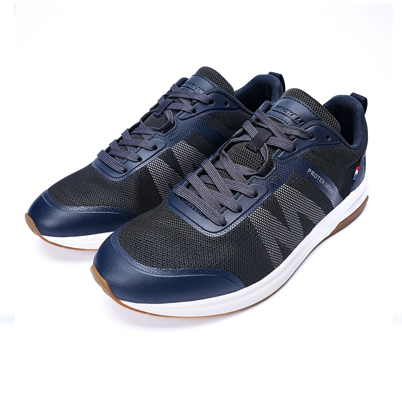 ZAPATILLAS URBANA CASUALS HOMBRE AZUL GRIS MICHELIN PU15 - 4