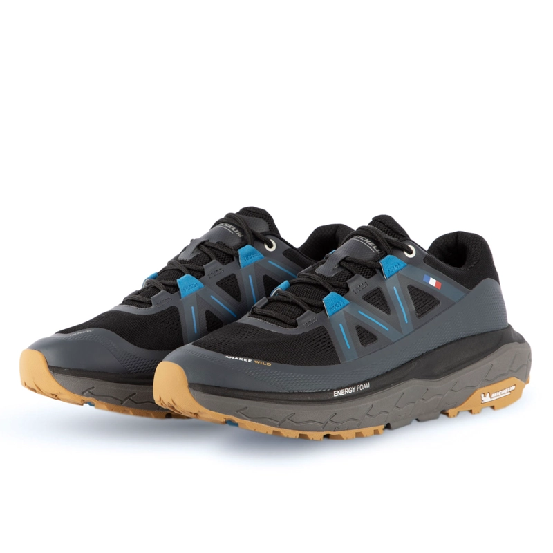 ZAPATILLA TRAIL RUNNING NEGRO AZUL HOMBRE MICHELIN FOOTWEAR AW02 - 4