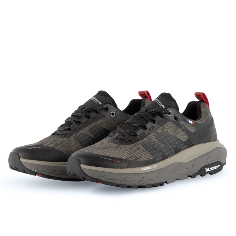 ZAPATILLA TRAIL RUNNING NEGRO KAKI HOMBRE MICHELIN FOOTWEAR AW01 - 4