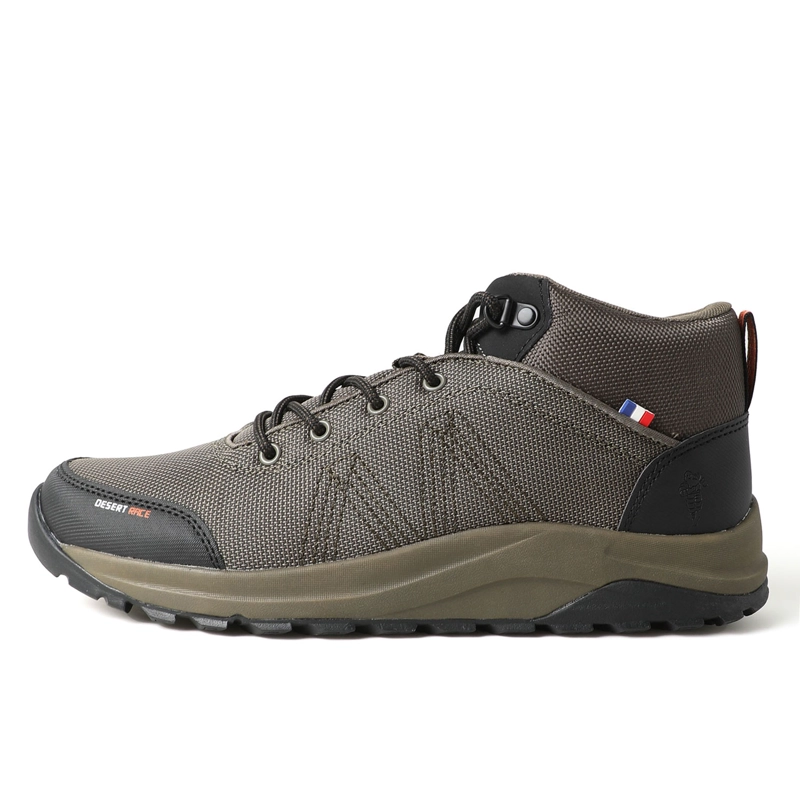 ZAPATILLA BOTIN SENDERISMO HOMBRE CAQUI NEGRO MICHELIN DR37 - 3