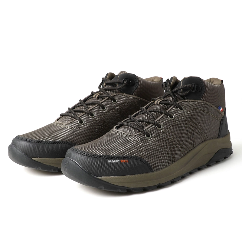 ZAPATILLA BOTIN SENDERISMO HOMBRE CAQUI NEGRO MICHELIN DR37 - 4