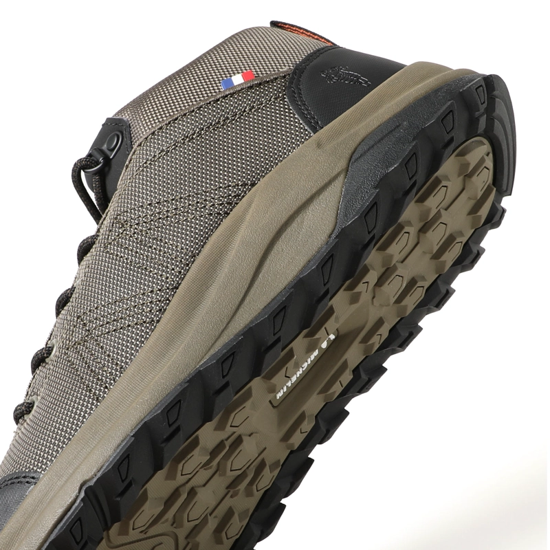 ZAPATILLA BOTIN SENDERISMO HOMBRE CAQUI NEGRO MICHELIN DR37 - 6