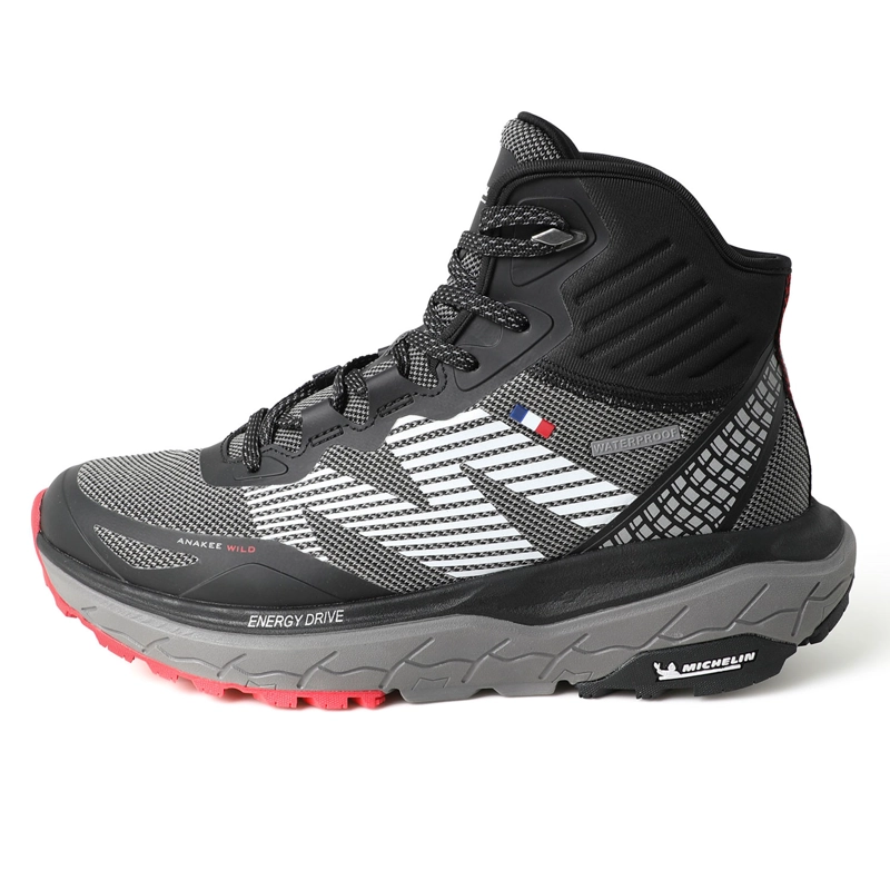 BOTIN ZAPATILLA IMPERMEABLE HOMBRE GRIS NEGRO MICHELIN AW06 - 3