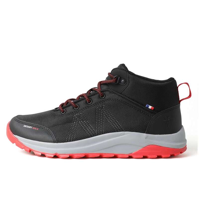 BOTIN OUTDOOR CAÑA ALTA NEGRO ROJO HOMBRE MICHELIN DR37 - 3