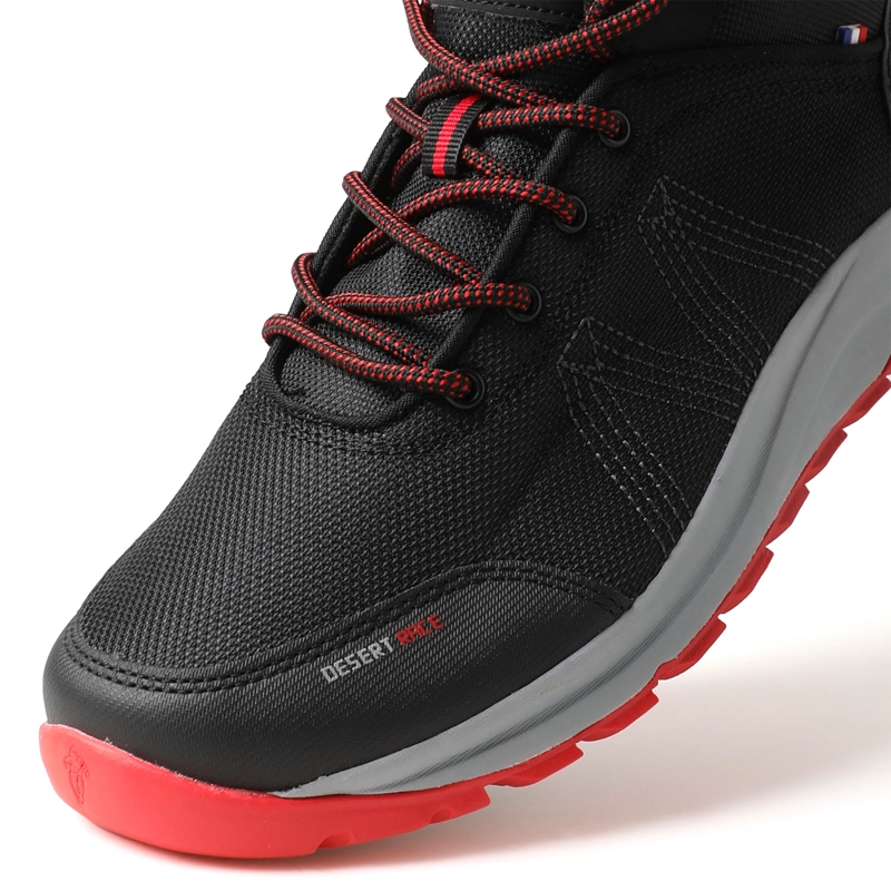 BOTIN OUTDOOR CAÑA ALTA NEGRO ROJO HOMBRE MICHELIN DR37 - 5