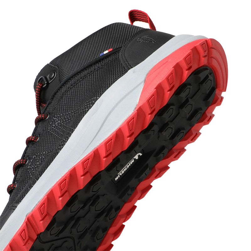 BOTIN OUTDOOR CAÑA ALTA NEGRO ROJO HOMBRE MICHELIN DR37 - 6