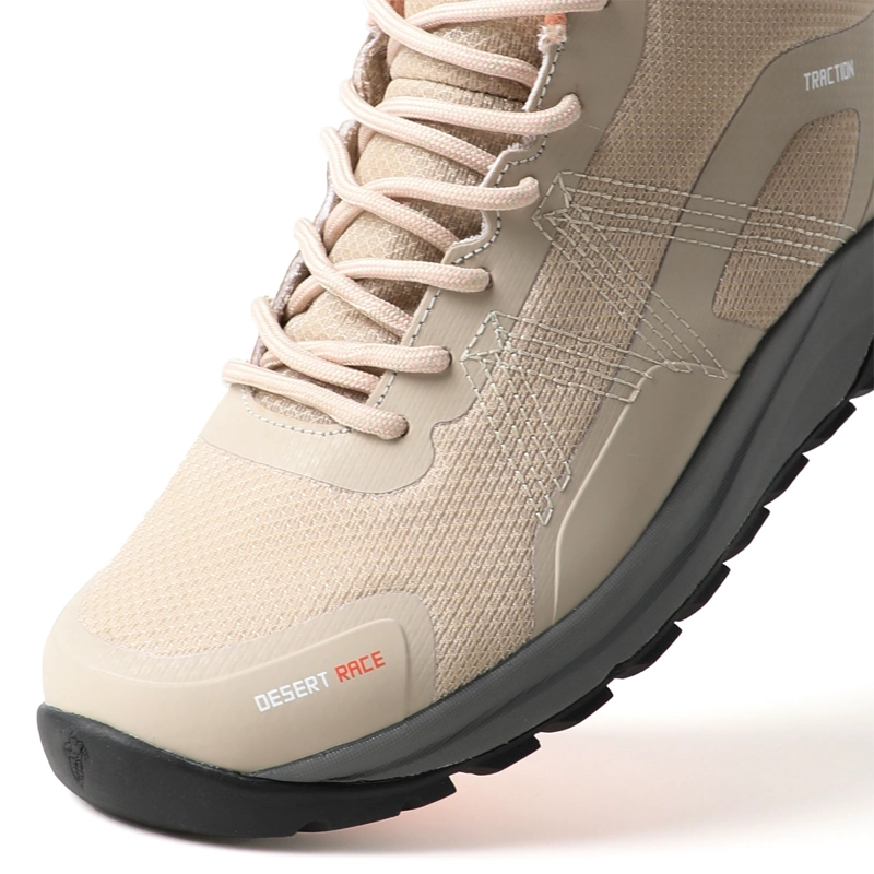 ZAPATILLA BOTIN SENDERISMO MUJER BEIGE ROSA MICHELIN DR09 - 5
