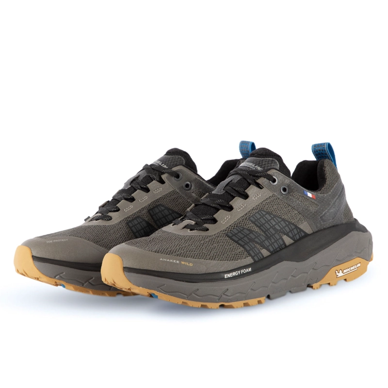 ZAPATILLAS DEPORTIVAS TRAIL GRIS AZUL HOMBRE MICHELIN AW01 - 4