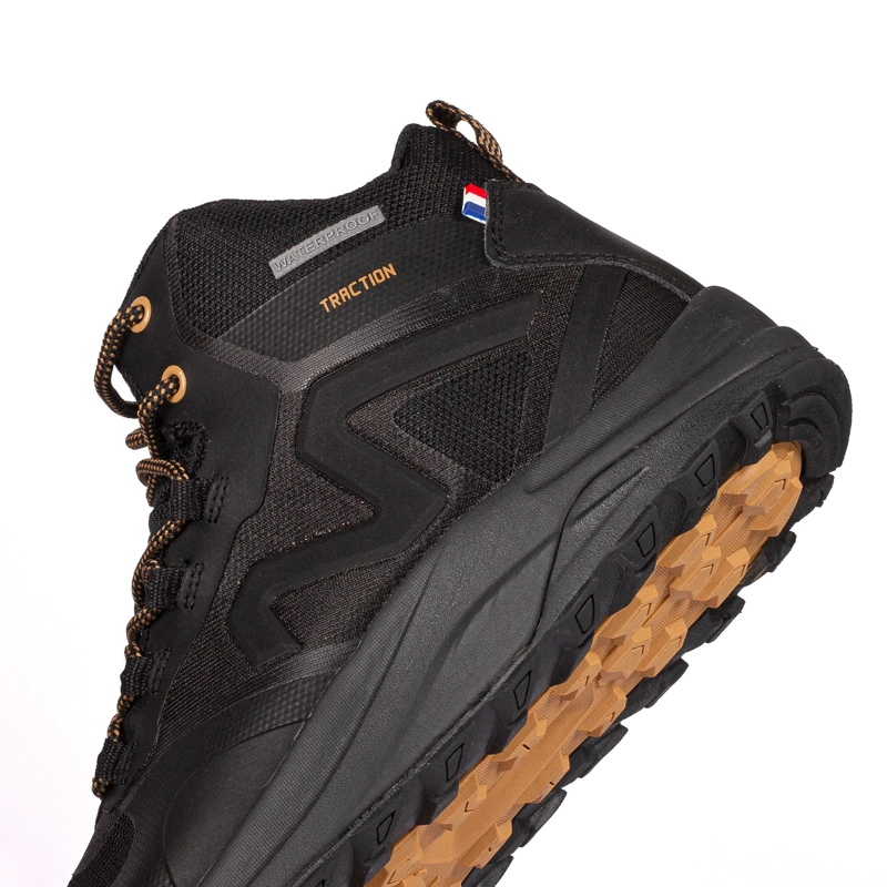 BOTIN OUTDOOR IMPERMEABLE NEGRO CAFE  HOMBRE MICHELIN DR05 - 6