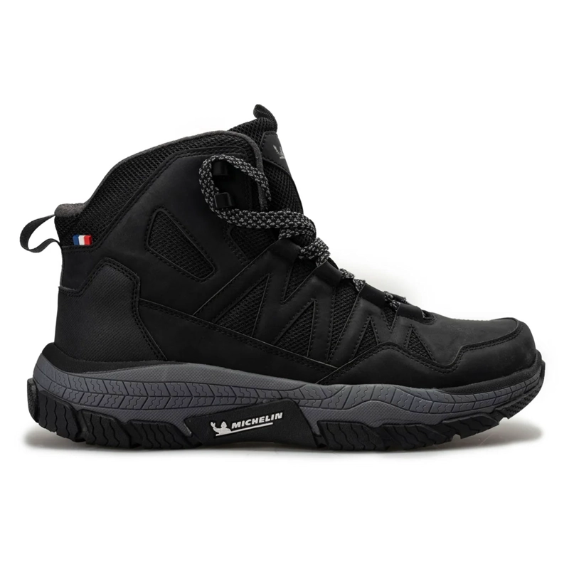 ZAPATILLA BOTIN URBAN CASUAL HOMBRE GRIS NEGRO MICHELIN DF10 - 1