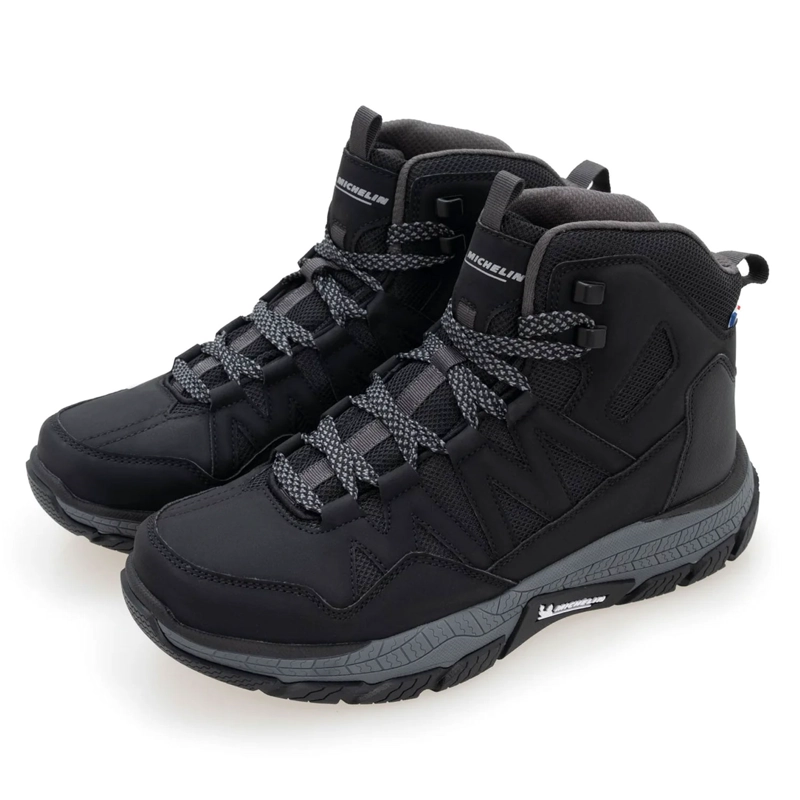 ZAPATILLA BOTIN URBAN CASUAL HOMBRE GRIS NEGRO MICHELIN DF10 - 3