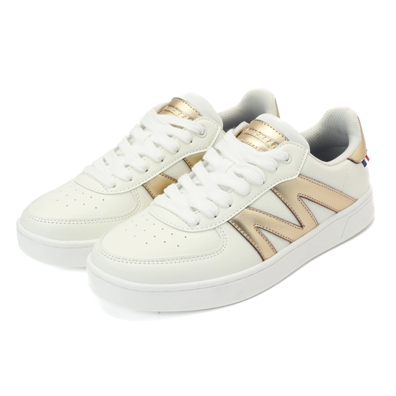 ZAPATILLA CASUAL URBANA MUJER BLANCO DORADO MICHELIN PS20 - 4