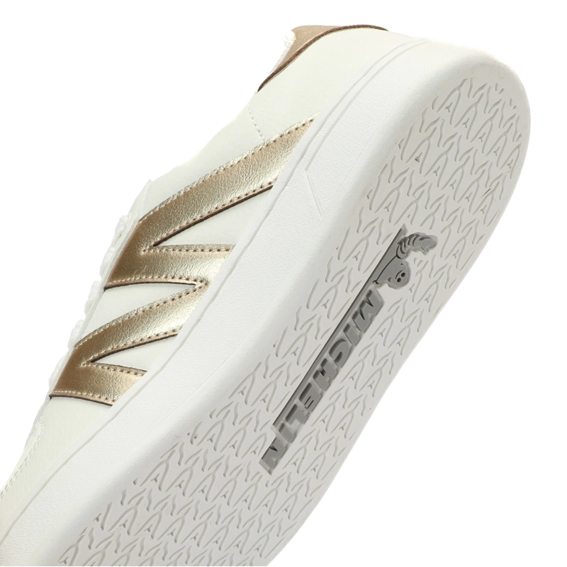 ZAPATILLA CASUAL URBANA MUJER BLANCO DORADO MICHELIN PS20 - 7