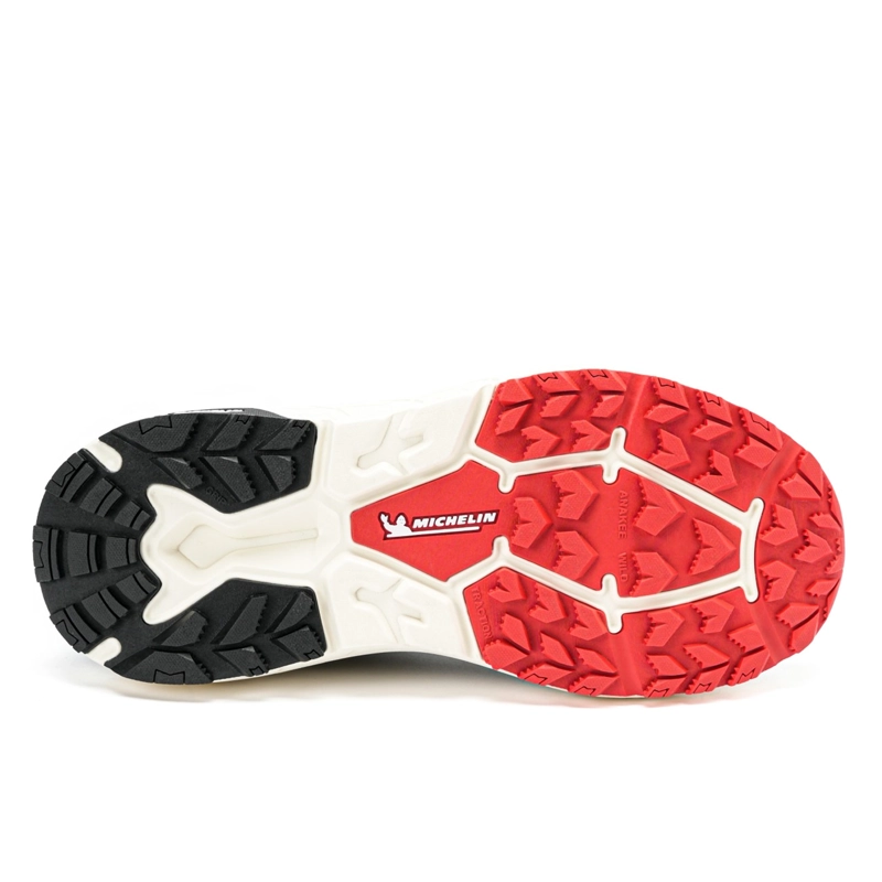 ZAPATILLA TRAIL RUNNING HOMBRE COLOR NEGRO Y ROJO MICHELIN AW05 - 2