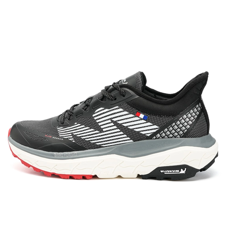 ZAPATILLA TRAIL RUNNING HOMBRE COLOR NEGRO Y ROJO MICHELIN AW05 - 3