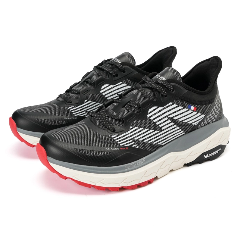 ZAPATILLA TRAIL RUNNING HOMBRE COLOR NEGRO Y ROJO MICHELIN AW05 - 4