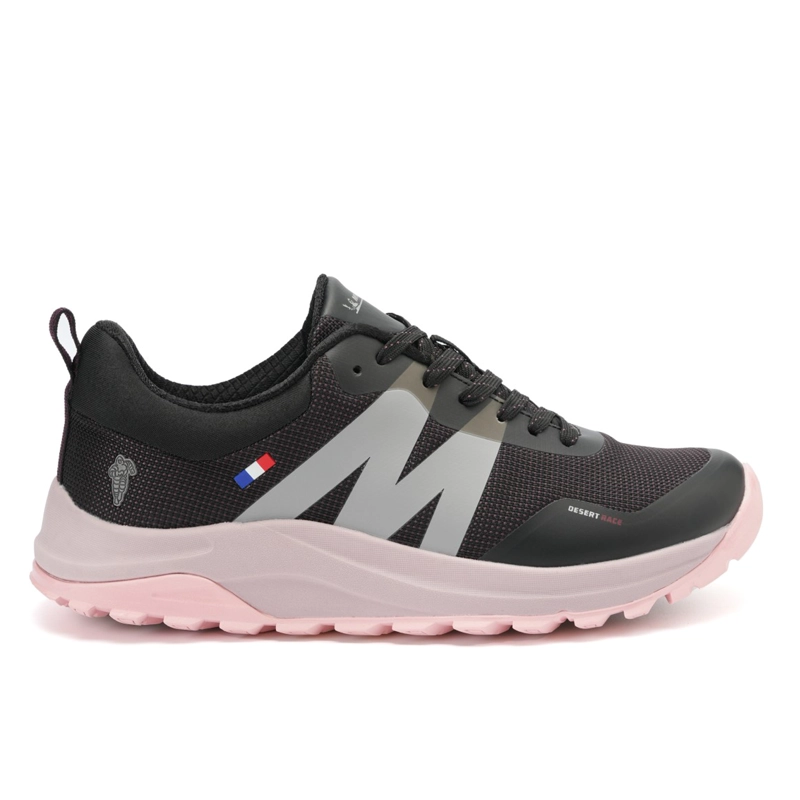ZAPATILLA TRAIL RUNNING MUJER COLOR NEGRO Y ROSADO MICHELIN DR40 - 1