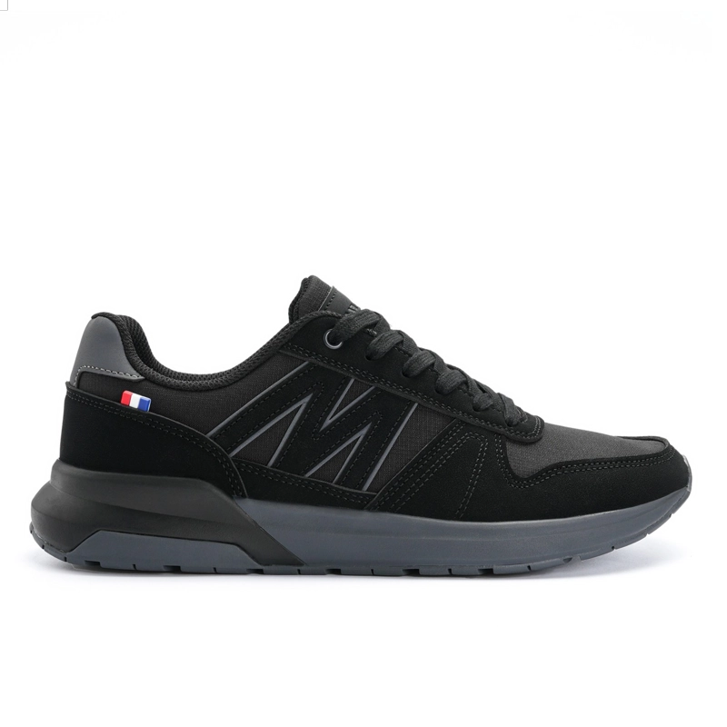 ZAPATILLA URBANA CASUAL NEGRO GRIS HOMBRE MICHELIN PU20 - 1
