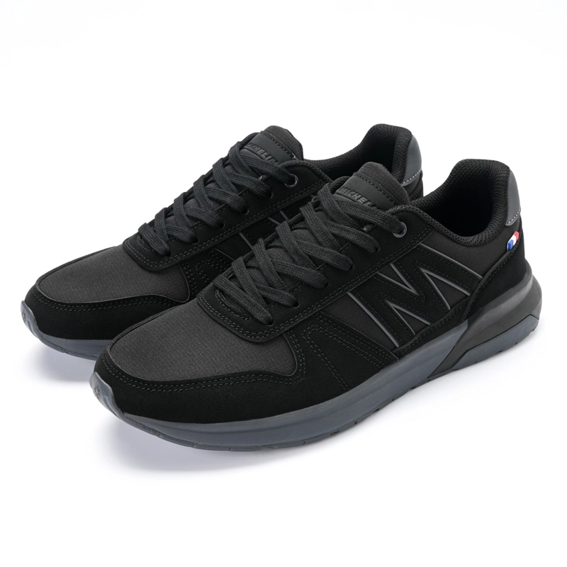 ZAPATILLA URBANA CASUAL NEGRO GRIS HOMBRE MICHELIN PU20 - 4