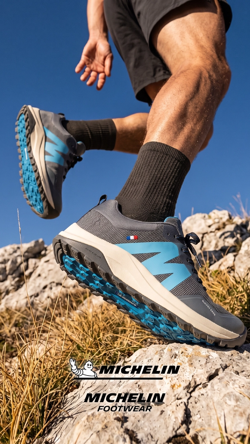 ZAPATILLA OUTDOOR HOMBRE MICHELIN AZUL MARINO DR40 - 7
