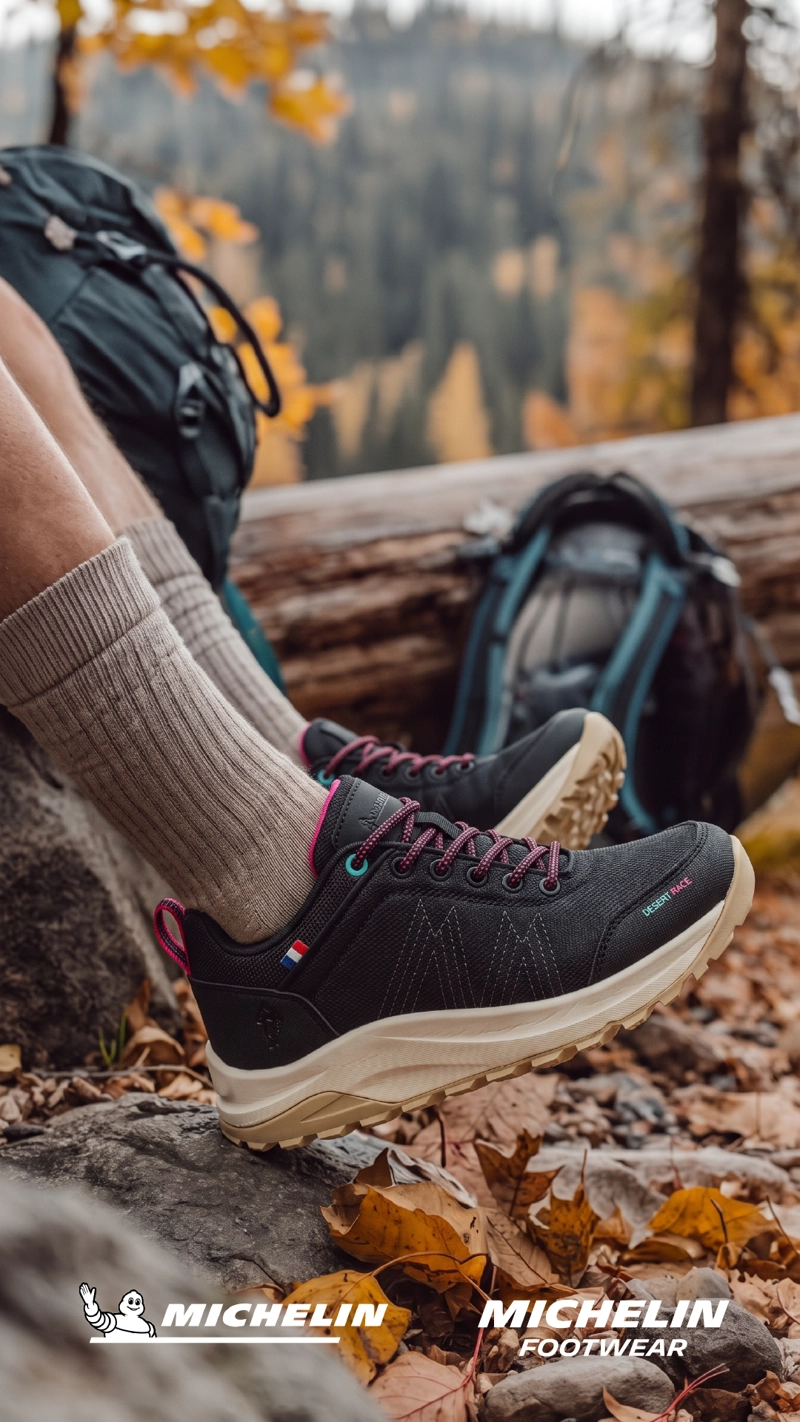 ZAPATILLA TRAIL RUNNING MUJER MICHELIN NEGRO BEIGE DR36 - 8