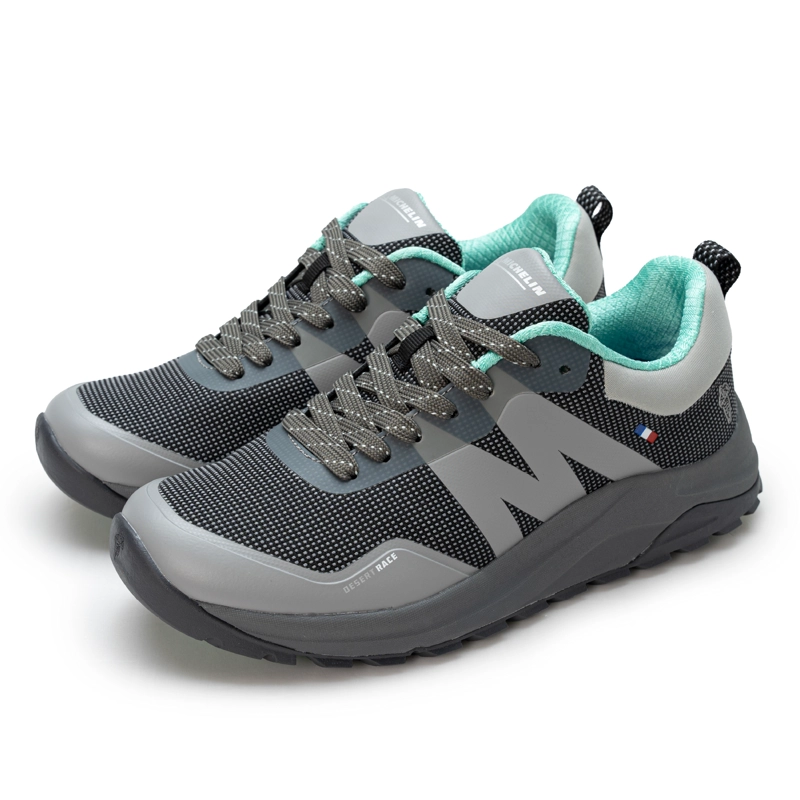 ZAPATILLA OUTDOOR MUJER MICHELIN GRIS VERDE AGUA DR40 - 4