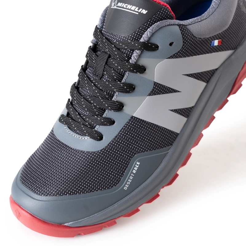 ZAPATILLA OUTDOOR HOMBRE MICHELIN GRIS CARBON ROJO DR40 - 6