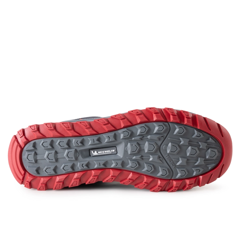 ZAPATILLA OUTDOOR HOMBRE MICHELIN GRIS CARBON ROJO DR40 - 8