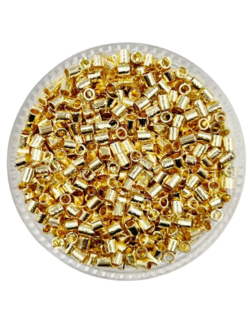 GRAPAS DE TAPANUDOS PARA BISUTERIA DE BAÑO DE ORO 5GR TAMAÑO TALLA UNICA ACA0073 - 1