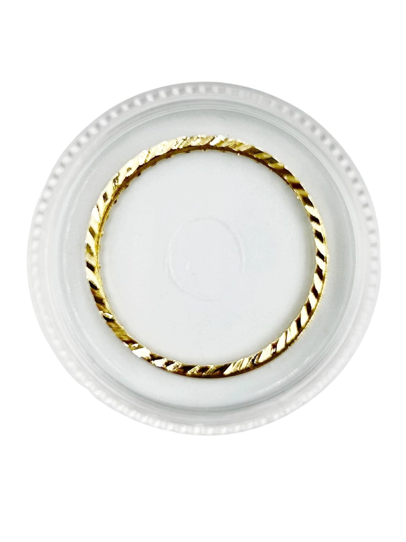 ARGOLLAS CERRADAS PARA BISUTERIA DE BAÑO DE ORO 5GR TAMAÑO TALLA UNICA AC11520 - 1
