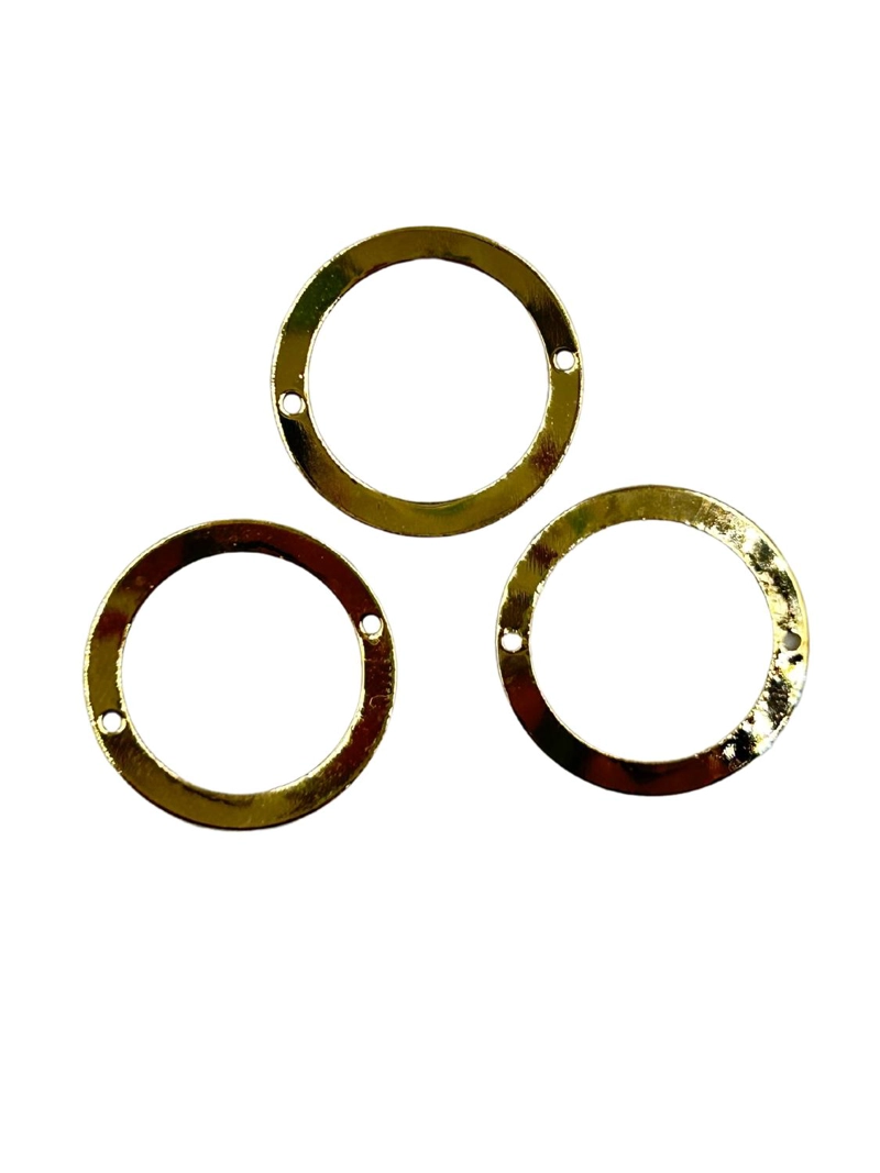 ARGOLLAS CERRADAS PARA BISUTERIA DE BAÑO DE ORO 5GR TAMAÑO TALLA UNICA AC9621 - 1