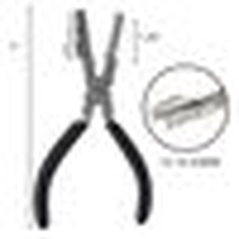 PINZA TIPO MANDRIL REDONDA BEADSMITH PL46. - 3