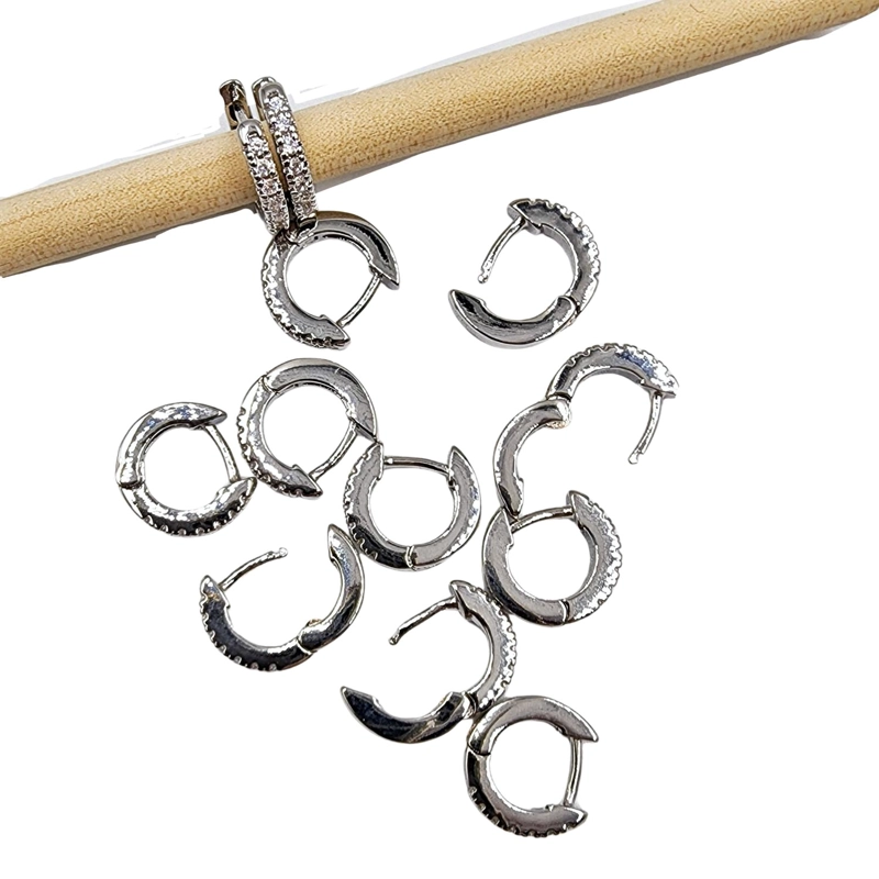 SET DE 6 PARES DE BASES DE AROS CON BAÑO DE ORO MODELOS 1 TAMAÑO TALLA UNICA HUGSOLO6 - 1