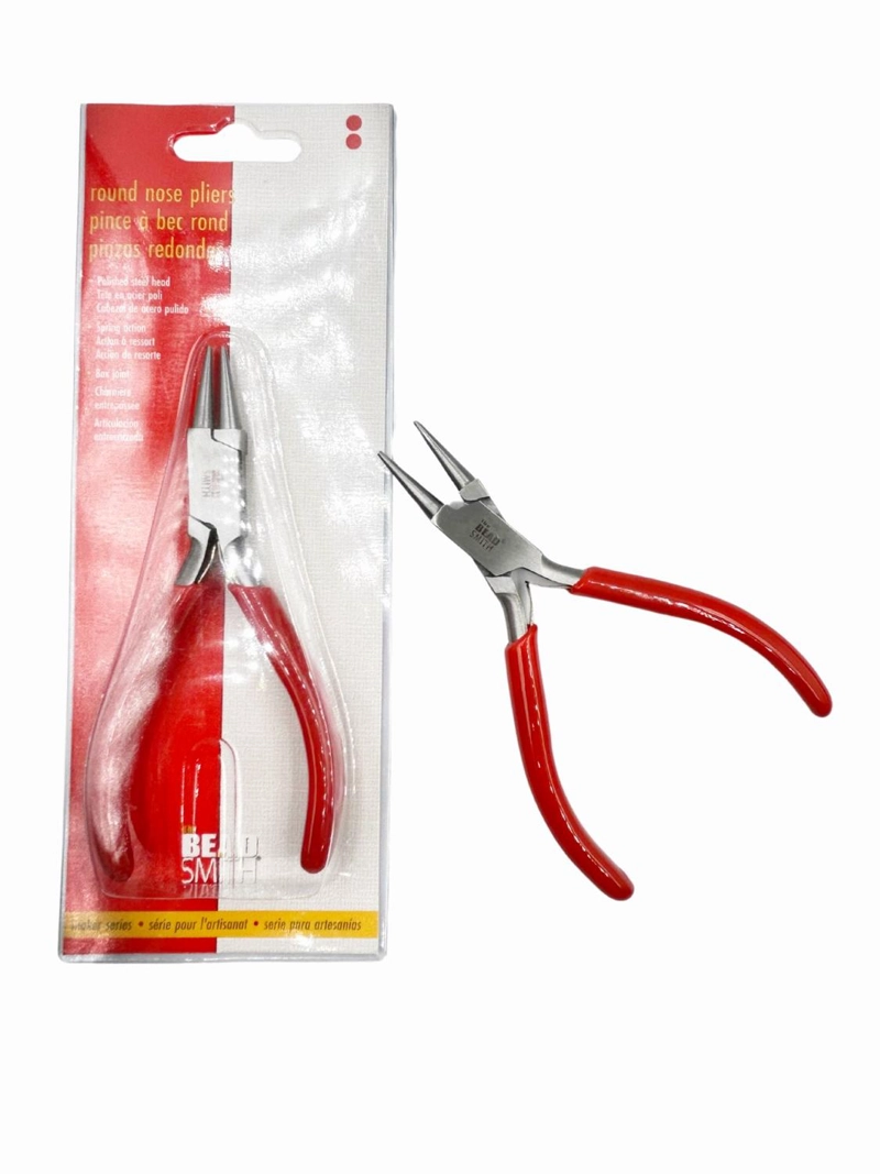 PINZA PARA BISUTERIA PUNTA REDONDA BEADSMITH - 1