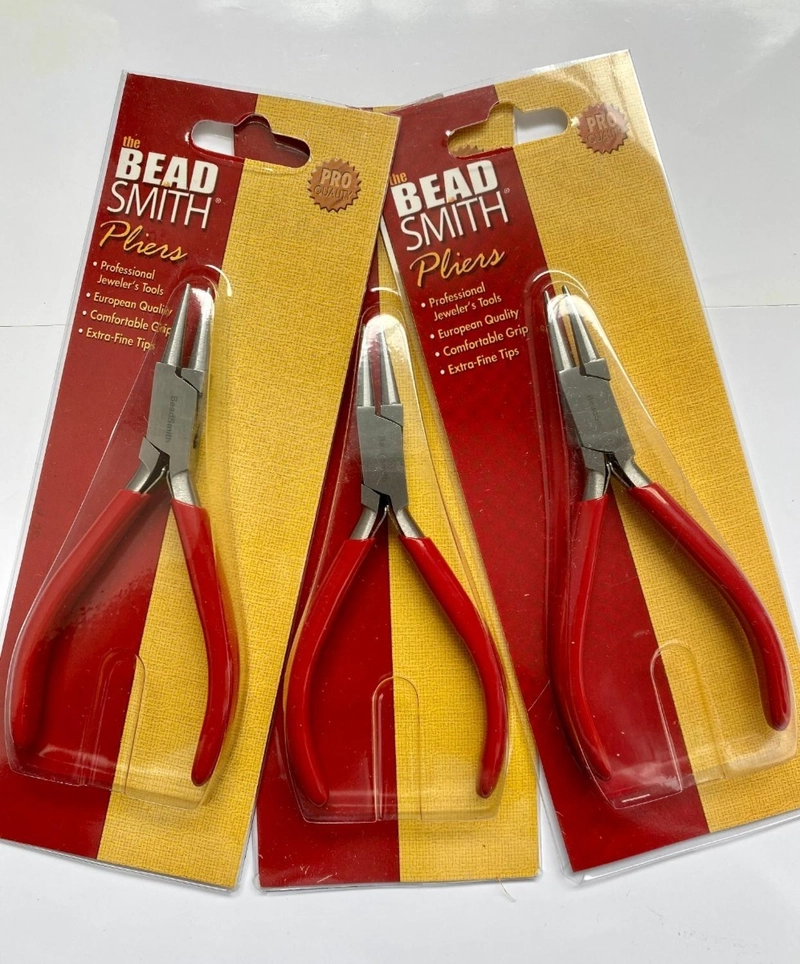PINZA PARA BISUTERIA PUNTA REDONDA BEADSMITH - 2