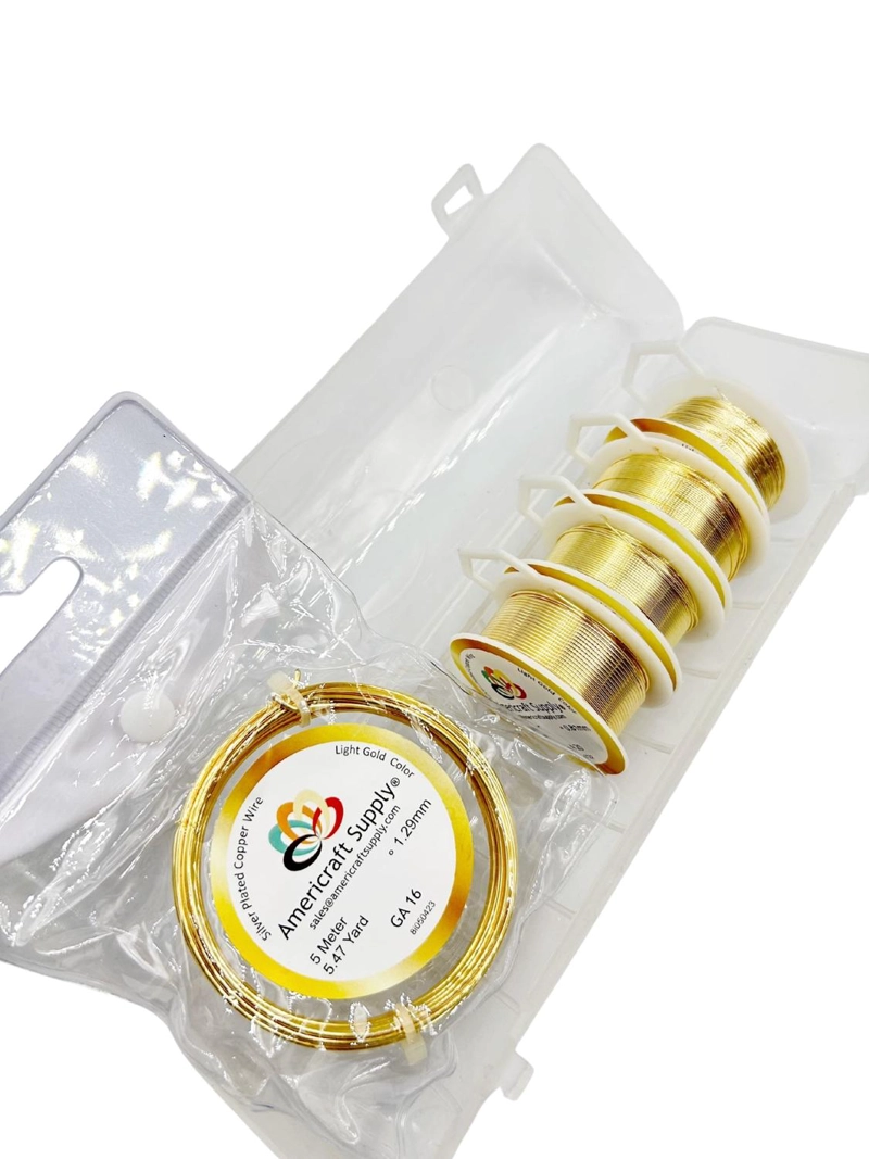 KIT DE ALAMBRES AVANZADO PARA BISUTERIA AMERICRAFT SUPPLY. TAMAÑO TALLA UNICA - 1